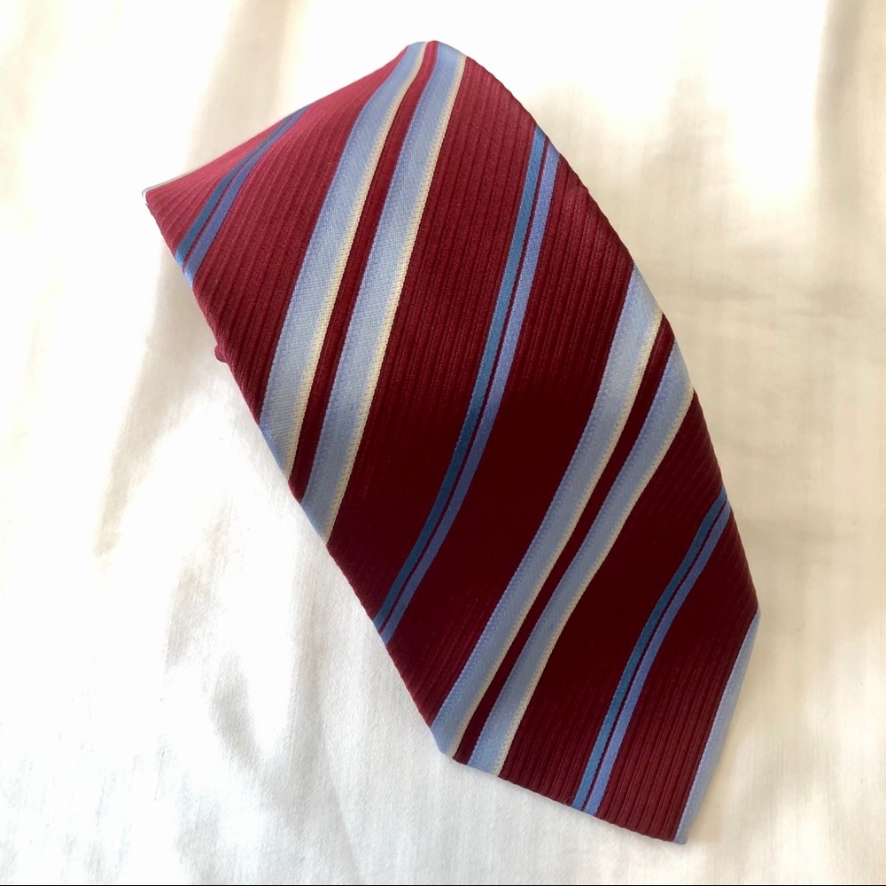Boss-Hugo Boss Men’s Red Silk Tie